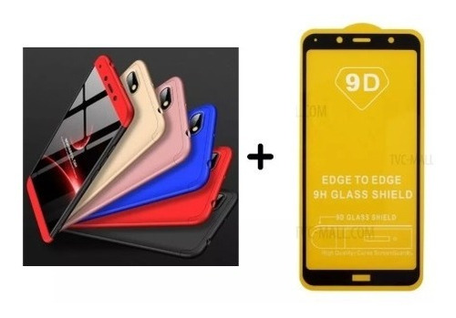 Estuche Funda Protector 360 Xiaomi Redmi 7a + Vidrio 9d 