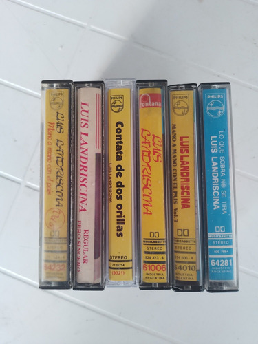 Cassettes De Audio Lote 5 Luis Landriscina (Usado)