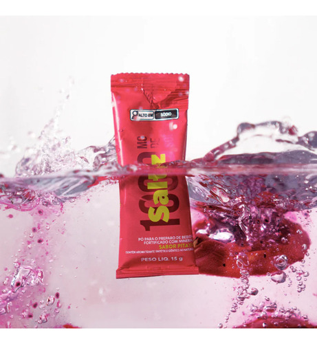 Z2 - Saltz 1000 Mg De Sódio - Cx 10 Sachês Sabor Pitaya