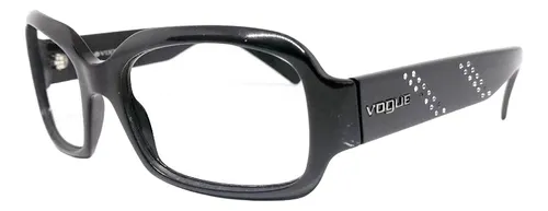 Marco Lente Óptico Vogue Vo2445sb Oversized Square Black 57 (Usado)