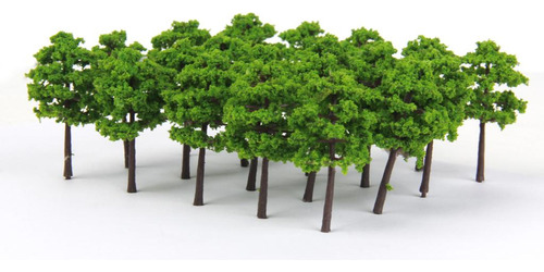 160 Piezas Árbol Tren Calle Ferrocarril Edificio Modelo