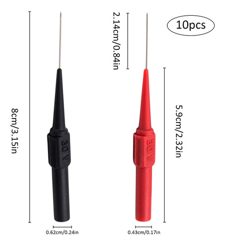 Xd Meter Tester, Sonda De Prueba A Punta De Aguja, 0,7 Mm,