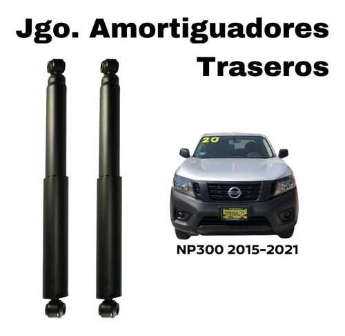 2 Amortiguadores Traseros Nissan Estaquitas 2015-2020 Orig