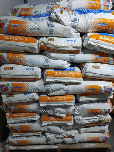 Pego Ultraflex Mapei 22,7 Kg Gris Y Blanco