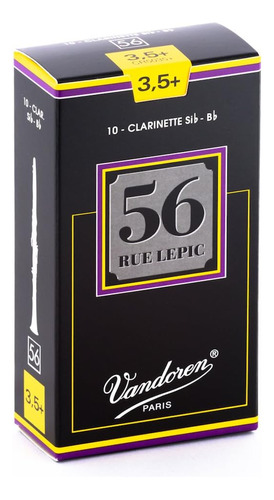 Lengüetas Rue Lepic Para Clarinete 56 Con Resistencia 2.5