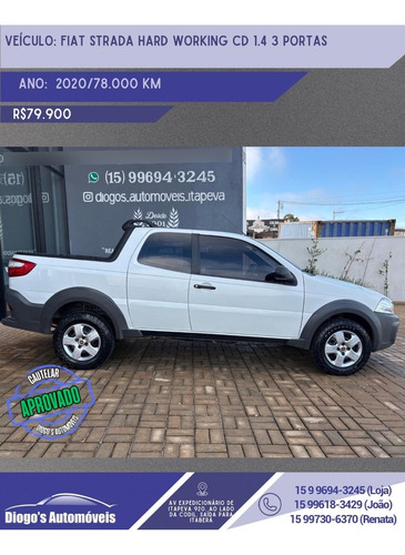 Fiat Strada 1.4 Hard Working Cab. Dupla Flex 3p