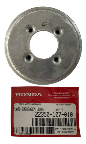 Platô Embreagem Original Honda Cg 125 1980 Até 2008