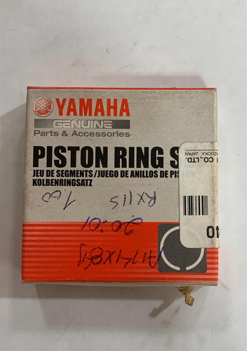 Anillos De Pistón Originales Yamaha Para Rx 115 1.00
