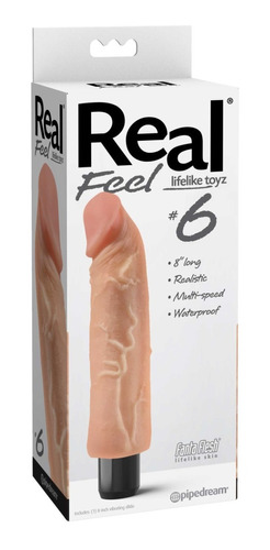Sexshop Vibrador Real Feel N°6 Consolador Dildos Sexual 