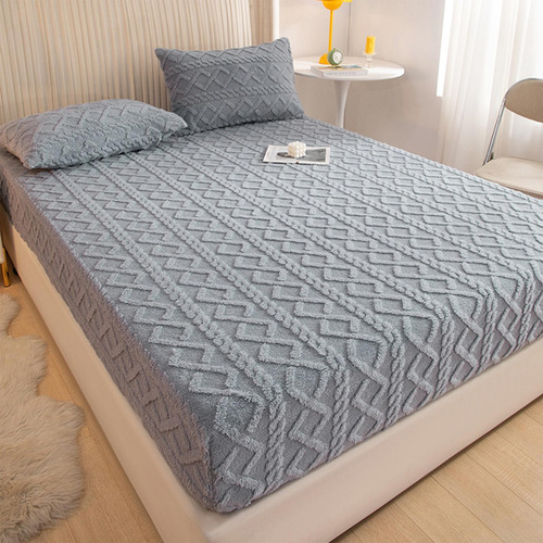 Sábana Bajera Elástica Fundas De Cama De Felpa Funda Protect