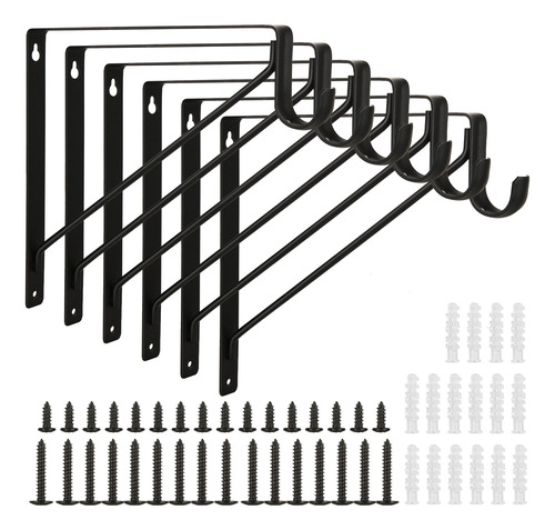 Soportes De Barra De Armario Resistentes, Montado En Pared
