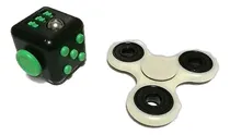 Comprar Fidget Cubo + Brillante Mano Spinner Ansiedad Estrés Socorro