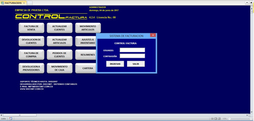Software De Facturación Electrónica - Control Factura