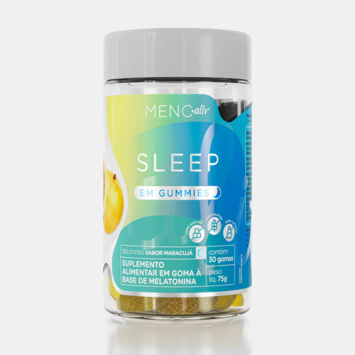 Gummie Sleep 3 Potes - , Gammy De Melatonina - 30 Gomas