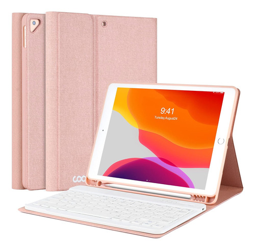 Funda Con Teclado Para iPad 8th Generation 2020 10.2 PuLG...