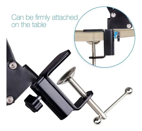 Base Atril Tripode Holder Celular Tablet Grua Brazo Ajustabl