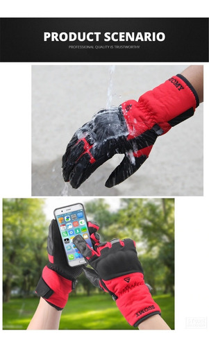 Guantes Caña Larga 100% Impermeables Termicos Y Tactiles