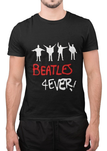 Polera Unisex The Beatles Rock&roll Banda Estampado Algodon