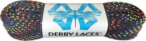 Derby Cordones Rainbow 96 Pulgadas Encerado Patines Encerado