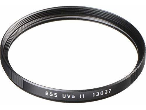 E55 55 mm Uva 2 Filtro Vidrio Color Negro