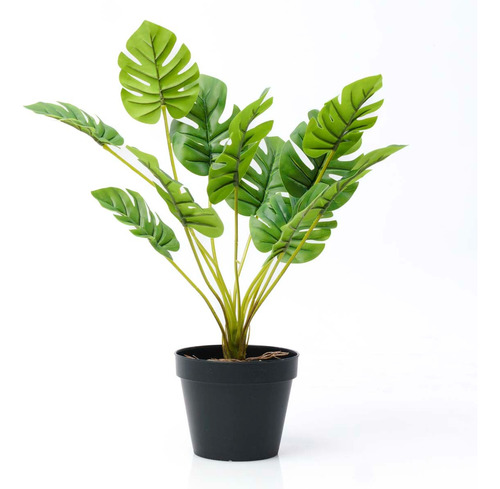 Planta Artificial Monstera Decoración Interior 40cm