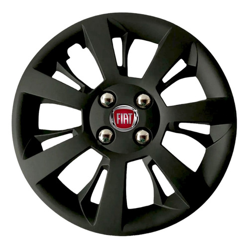 Juego De 4 Tazas De Rueda Fiat Argo Cronos Mobi R15 B  T6936