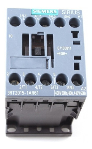 3rt2015-1ar61 Siemens Contactor 7amps Bob:440vac S00 C-1na