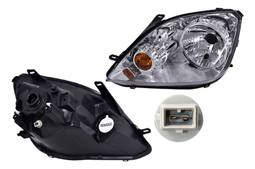 Faro Ford Fiesta 2003-2007 P/foco Halogeno S/foco Depo Izq