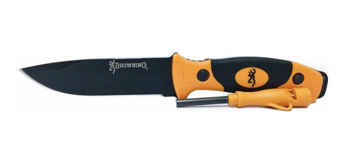 Cuchillo Browning Estuche Silvato Fuego Inicia Pedernal