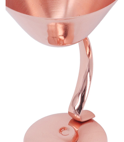 Copa De Martini De Acero Inoxidable, 150 Ml, Chapada En Cobr