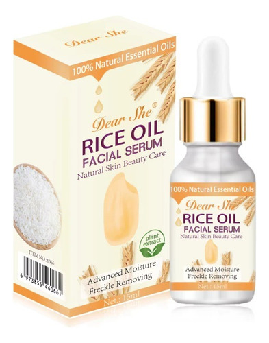 Suero Facial Aceite Extracto Arroz Anti Manchas Pecas 15ml