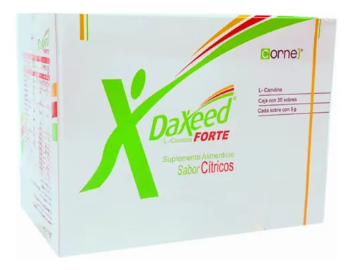 daxeed l carnitina forte Caja De Daxeed Forte Con 30 Sobres