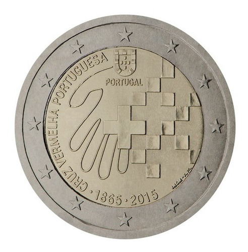 Portugal 2015 - Cruz Vermelha - 2 Euros Comemorativo - F C