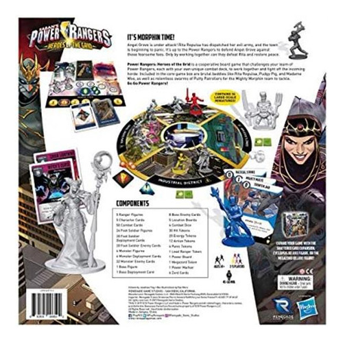Juego De Mesa Power Rangers: Héroes De La Red