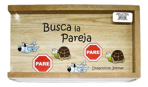 Juego Didáctico Infantil Busca La Pareja En Madera.