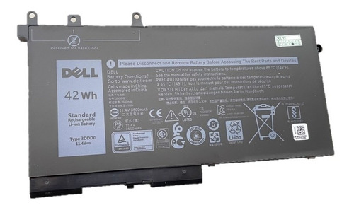 Bateria Dell 5280 5290 5480 5580 3dddg 3vc9y D4cmt Original