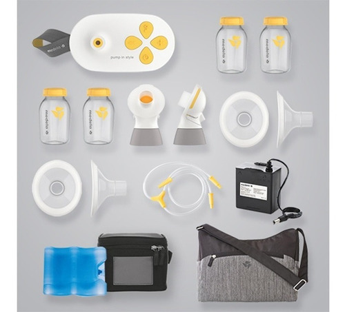 Imagen 1 de 6 de Medela Extractor Electrico Doble Modelo Con Hielera, 17 Pzas