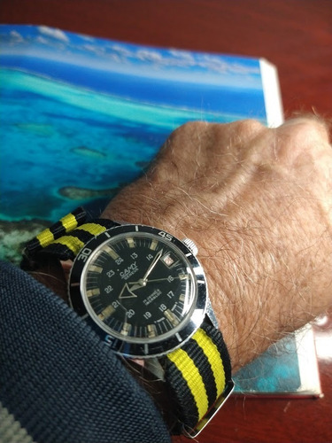 Camy Diver Antigo Cal Fhf 96-4 Swiss Made Broad Arrow Raro