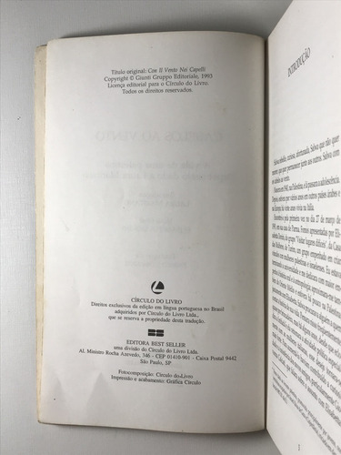 Livro Cabelos Ao Vento A Saga Da Mulher Palestina Num Relato Surpreendente Salwa Salem Editora Best Seller 1993 - E7