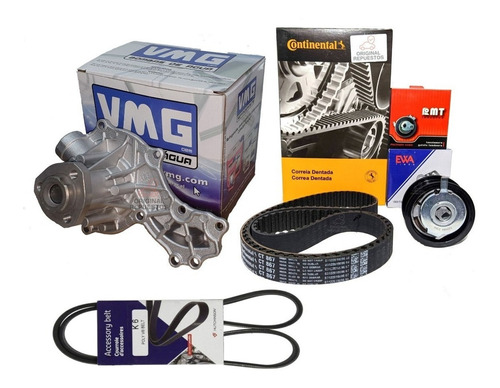 Kit Distribución + Bomba + Poly-v Vw Golf 1.9 Gtd Diesel