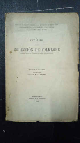 Catálogo De La Colección De Folklore 1 Y 2- Fx