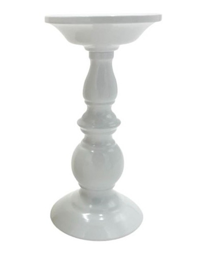 Candelabro De Hierro Grande Base Antidelizante 11x22 Cm