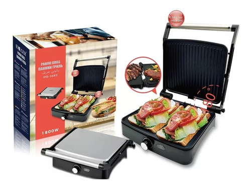 Sandwichera Panini Tostador Plancha Grill Parrillera 