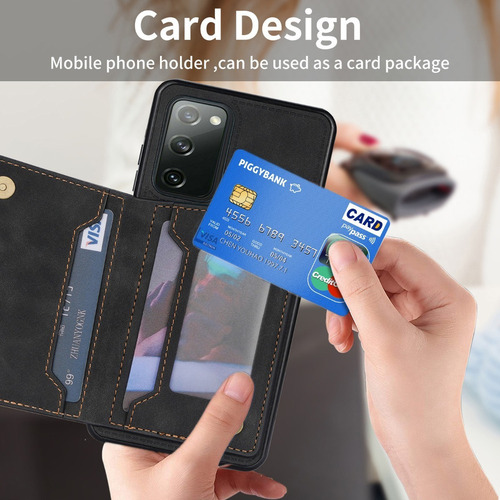 B Cubierta De Tarjetas Wallet For Samsung S20 Plus S20 Fe