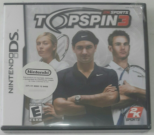 Top Spin 3 Tennis / Nintendo Ds Lite Dsi 3ds - Nuevo Usa 16