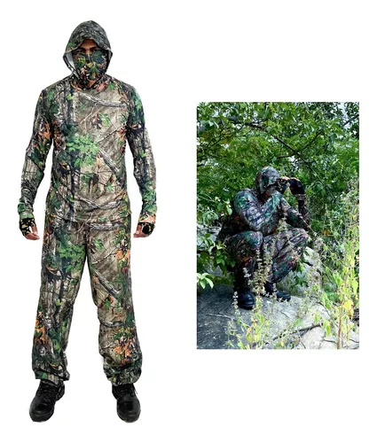 Roupa Camuflada Ghillie Sniper 3d ( Calça + Jaqueta) Gg E Xg