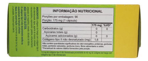 Colflex Bio Colágeno Tipo Ii 90 Comprimidos Sem Sabor