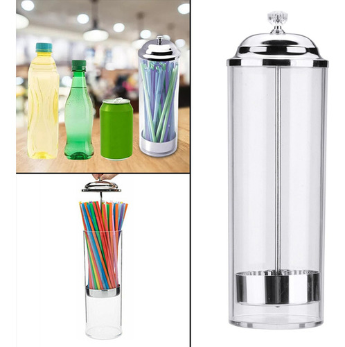 Dispensador De Canudo De Plástico - Canudo Retrô Suporte .