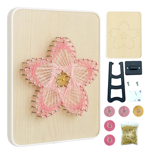 Bazima Diy String Art Kit Para Principiantes, Diy Sakura Cra