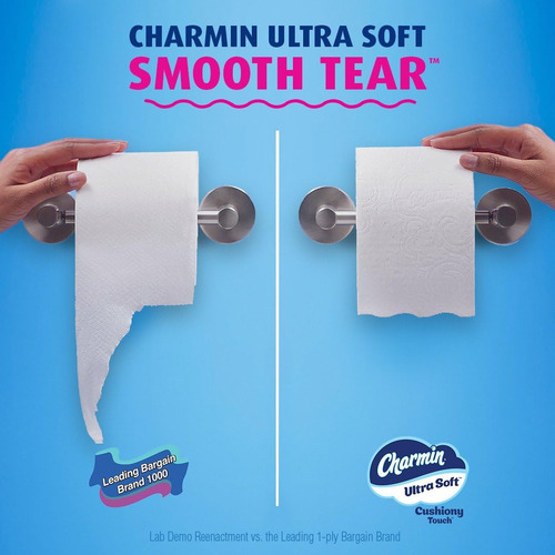 Papel Higiénico Charmin Ultra Soft Cushiony Touch, 24...